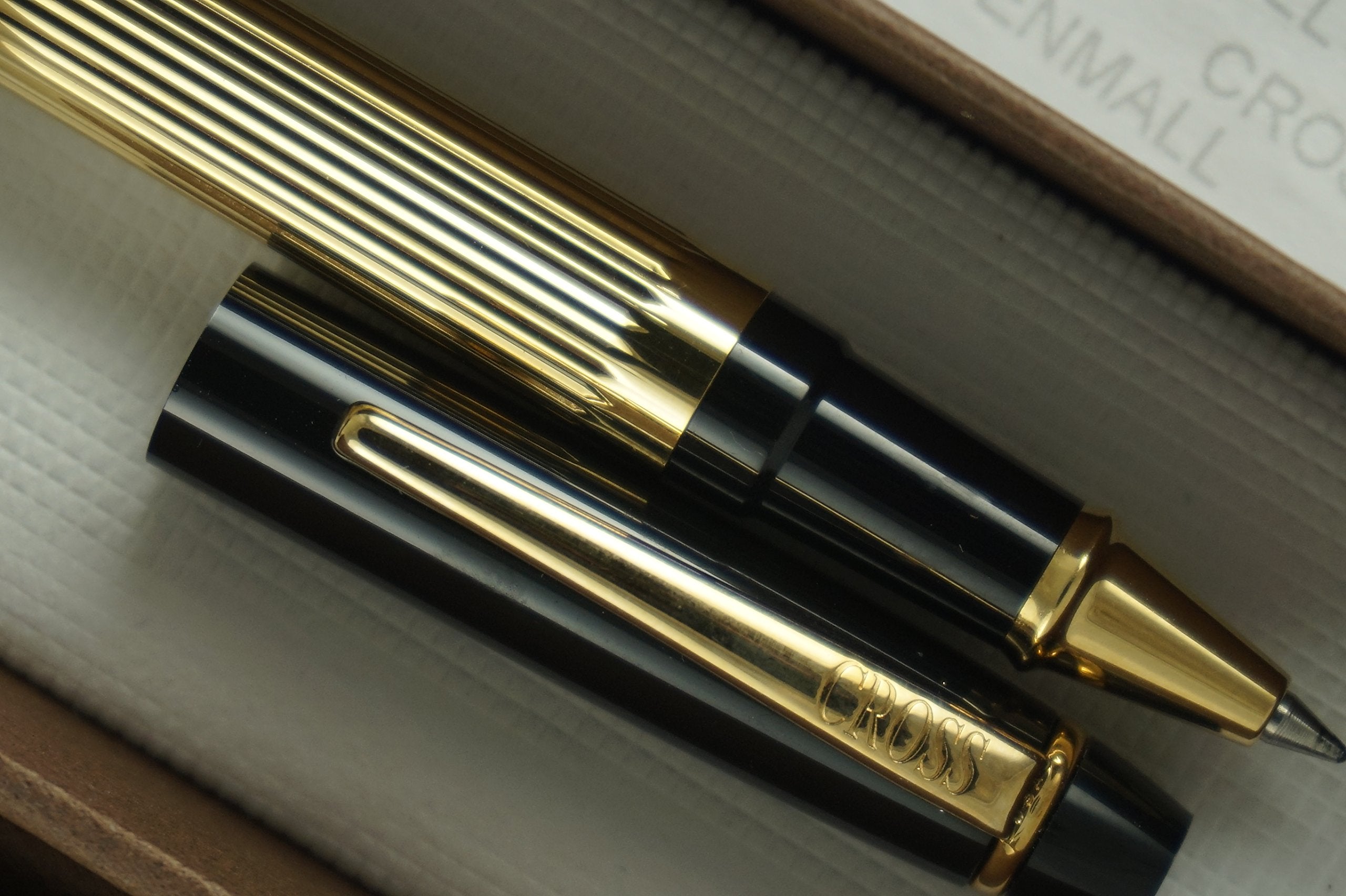 Cross Made in The USA Limited Edition Executive Series Metropolis Black and 22k Gold Rollerball Pen, Made in Lincoln, RI, USA My Store