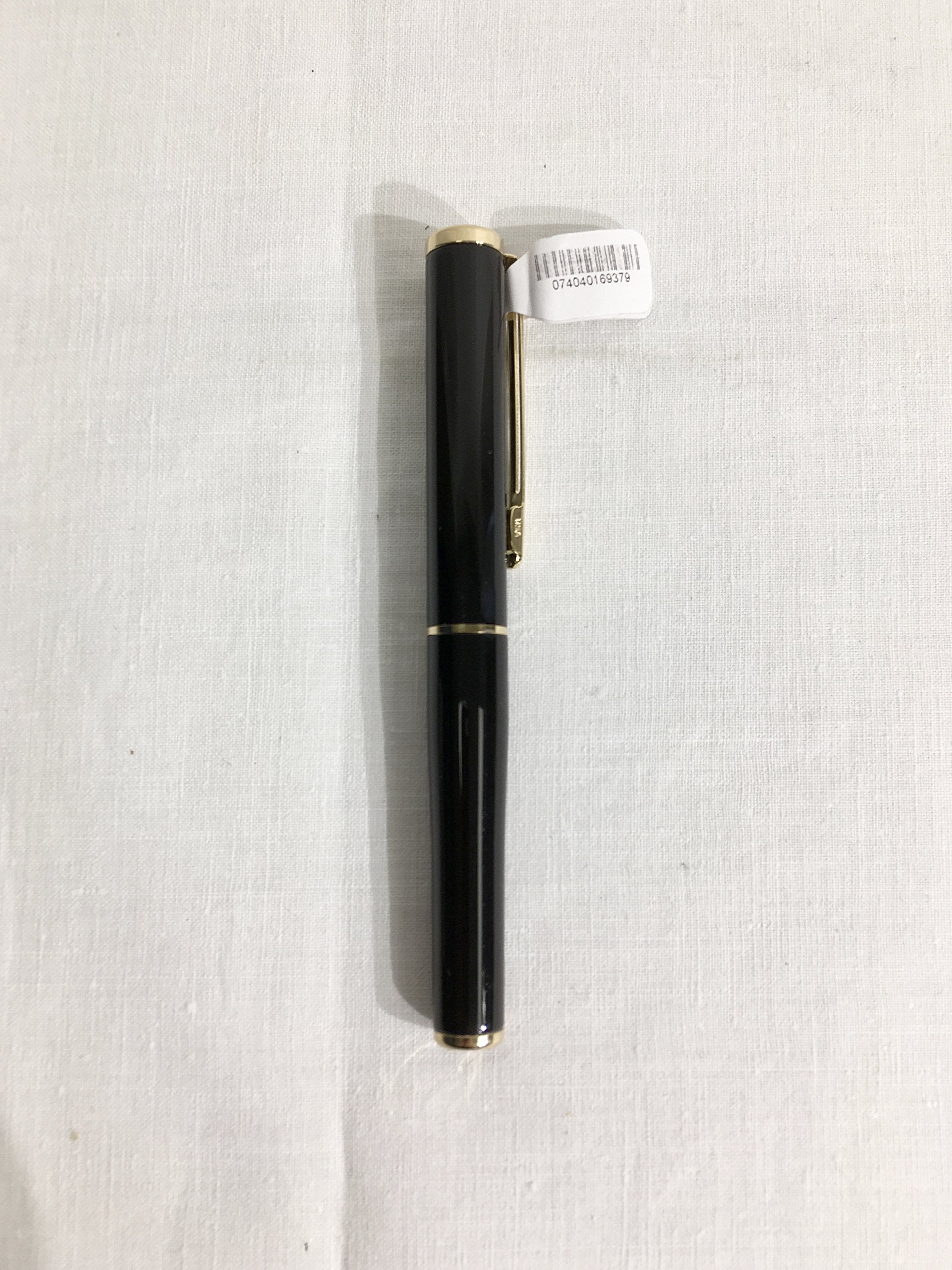 Sheaffer Agio Compact Fountain Pen Medium Nib with Cartridges, Black Lacquer Finish with 22K Gold Plate Trim (SH/9002-0) - crosspenmall.com