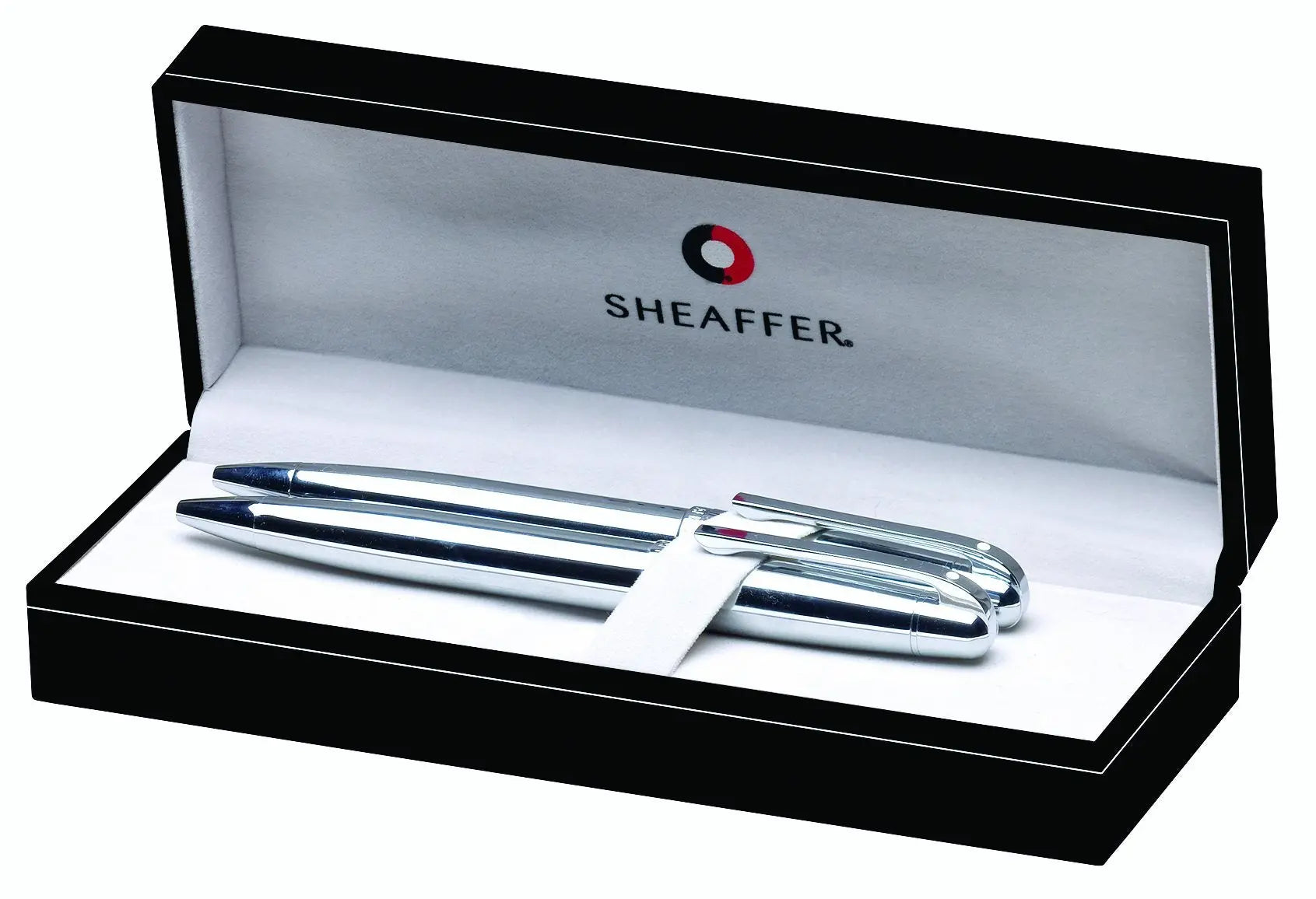 Sheaffer 500 (GC3) Ball Point Pen Set with Blue Refill, Bright Chrome with Chrome Trim (SH/9330-9) Sheaffer