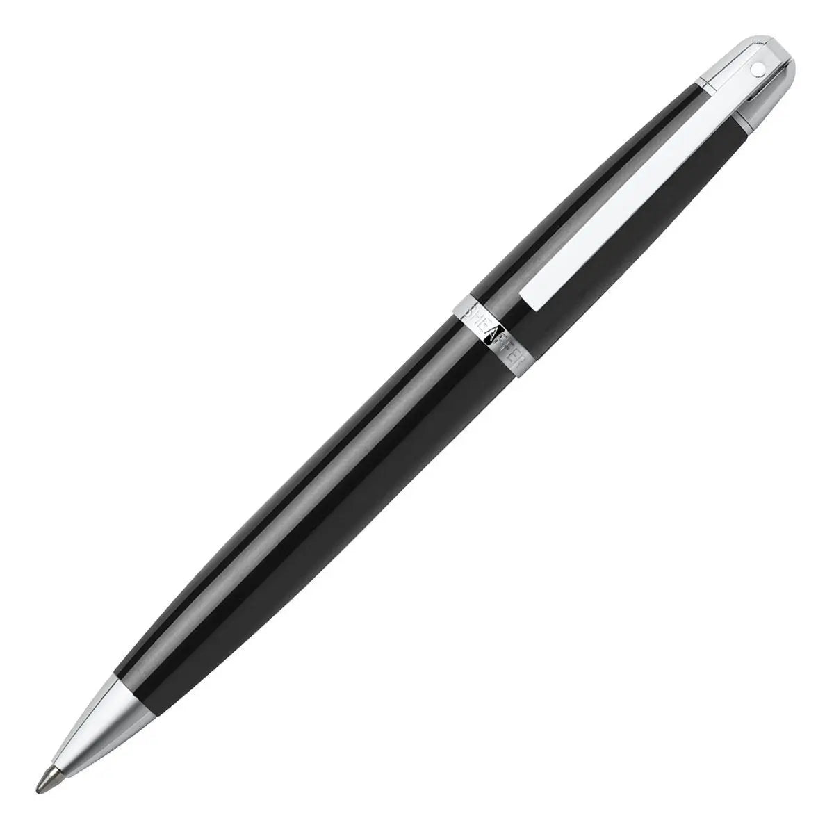 Sheaffer 500 (GC3) Ball Point with Blue Refill, Glossy Black with Chrome Trim (SH/9332-2) Sheaffer