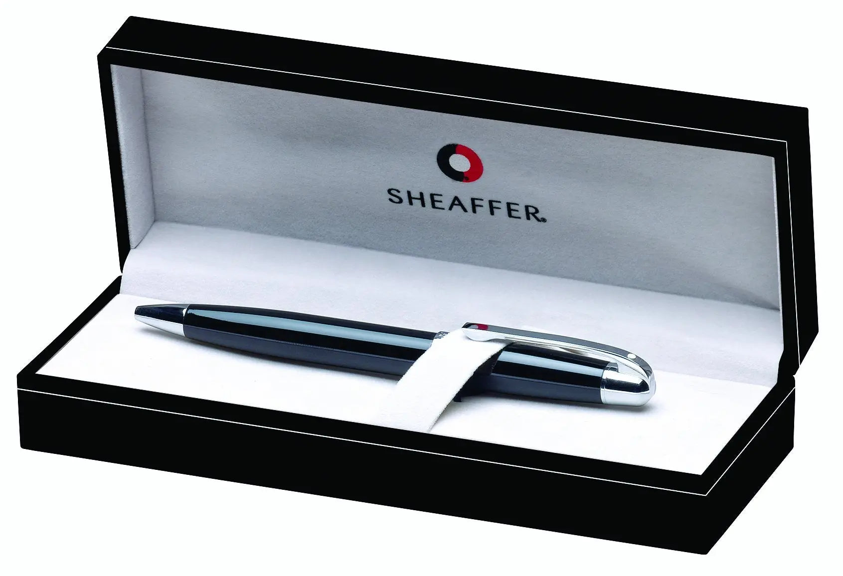 Sheaffer 500 (GC3) Ball Point with Blue Refill, Glossy Black with Chrome Trim (SH/9332-2) Sheaffer