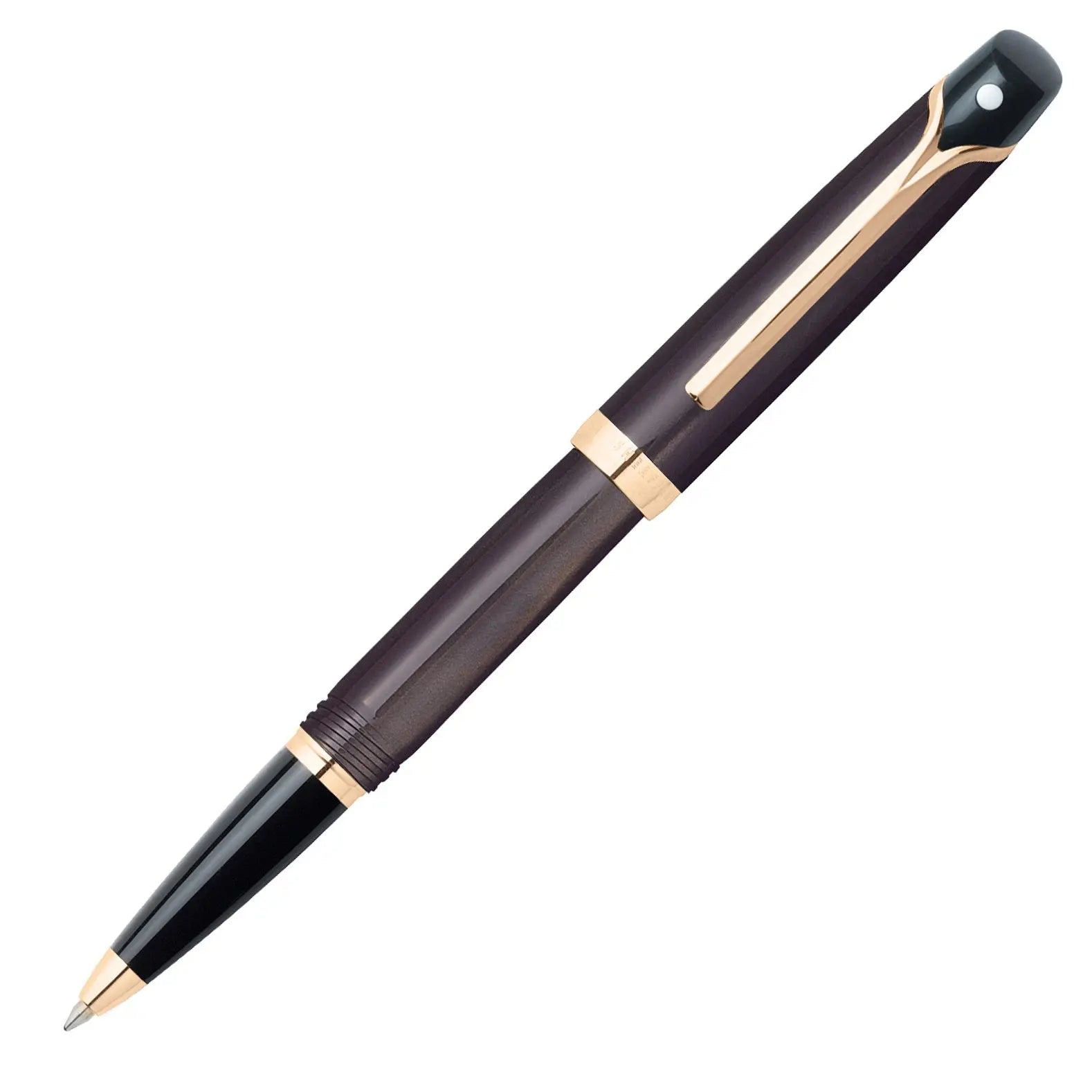 Sheaffer Valor Roller Ball, Glossy Brown Finish with Palladium Plate Trim (SH/9355-1) Sheaffer