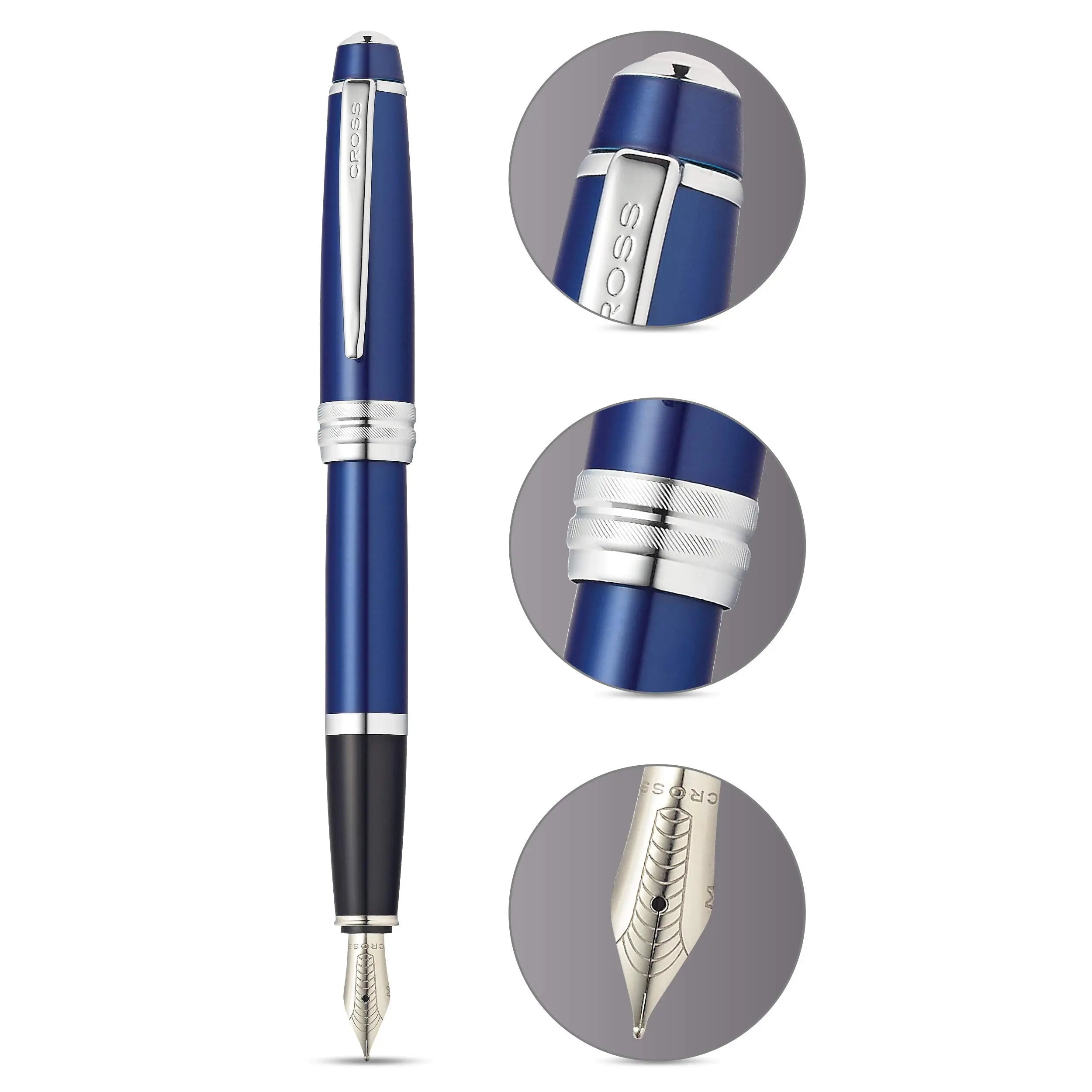 A. T. Cross Bailey FUELL Holder M Blue Lacquer Cross