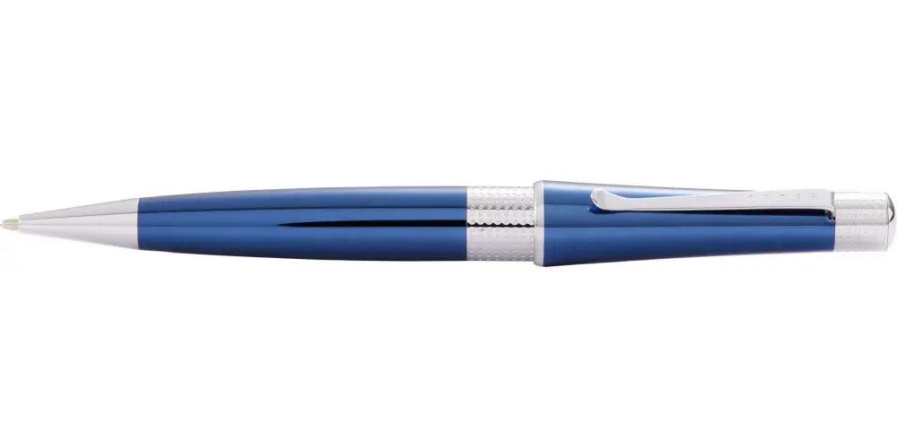 Beverly Translucent Cobalt Blue Lacquer Ballpoint Pen Cross