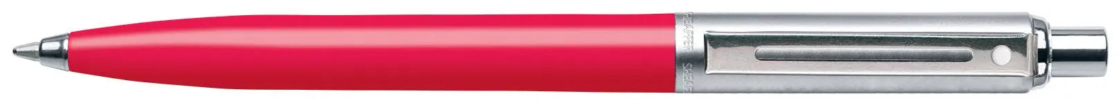 Sheaffer Sentinel Ballpoint Pen - Deep Pink/Brushed Chrome Cap - crosspenmall.com