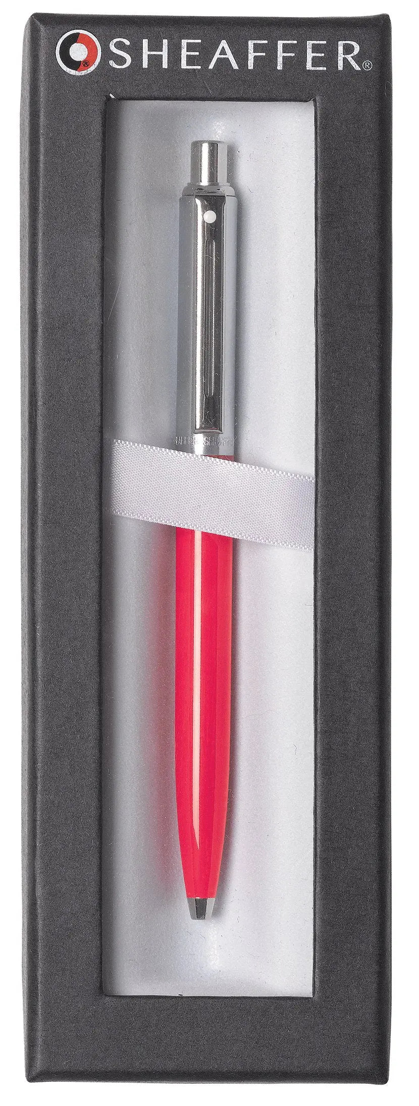 Sheaffer Sentinel Ballpoint Pen - Deep Pink/Brushed Chrome Cap - crosspenmall.com