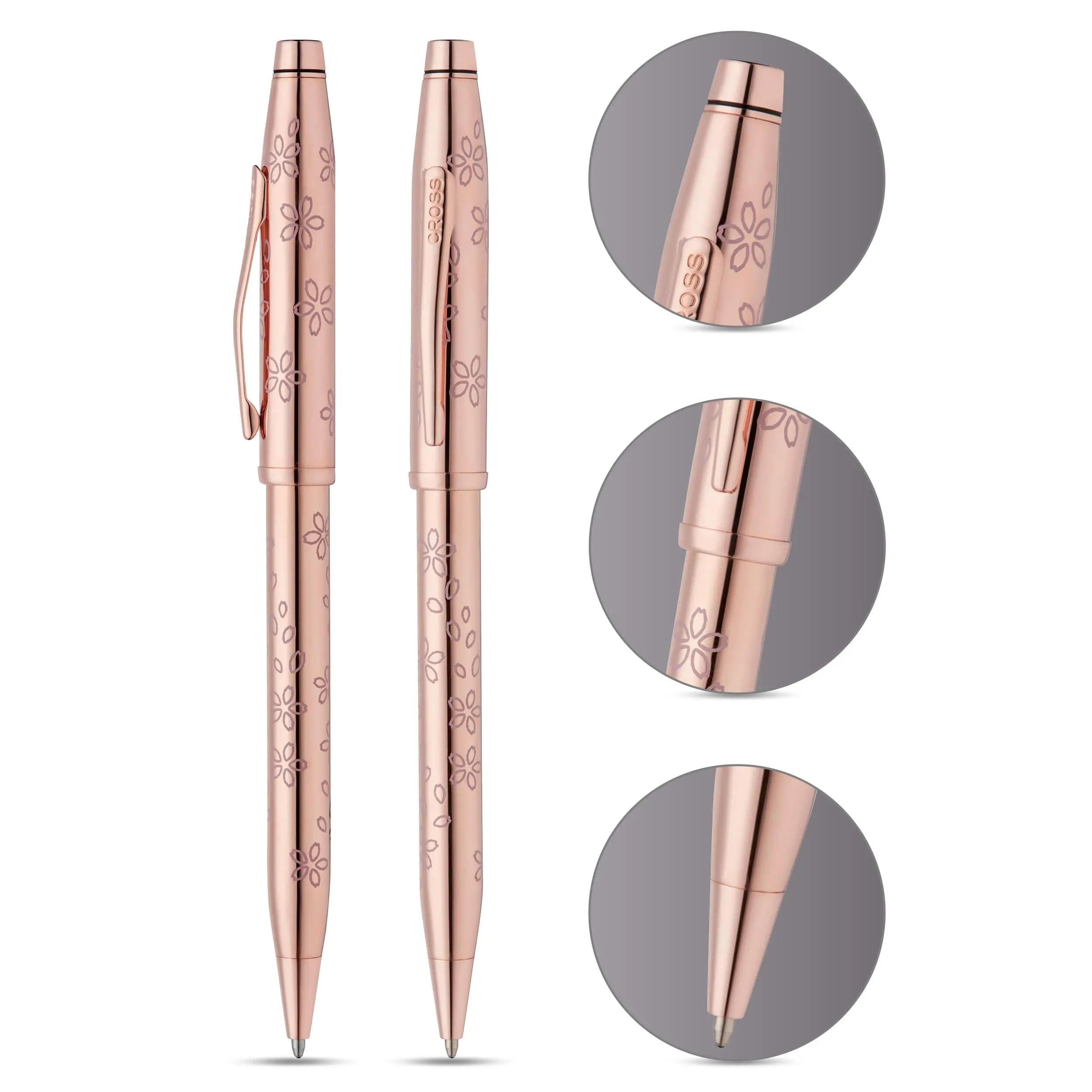 CROSS Official SAKURA Collection Century II Rose Gold Plated Ballpoint Pen, AT0082WG-169 Cross