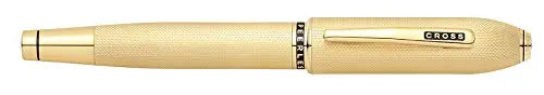 CROSS Peerless 125 23 Carat Heavy Gold Plated Fountain Pen, Fine Nib Cross