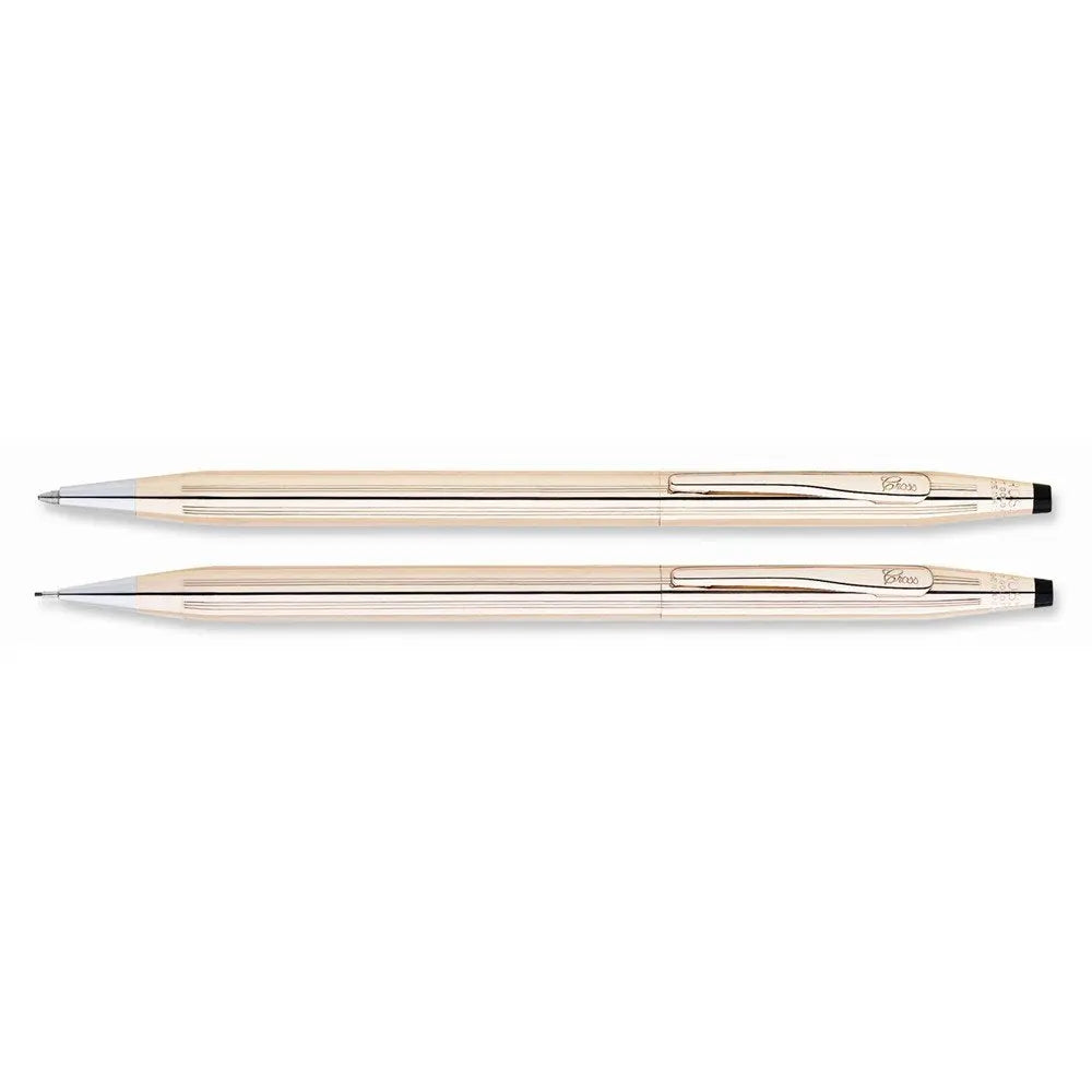 Century 14k Gold Filled Ball-point Pen and Pencil - Engravable Gift Item Cross