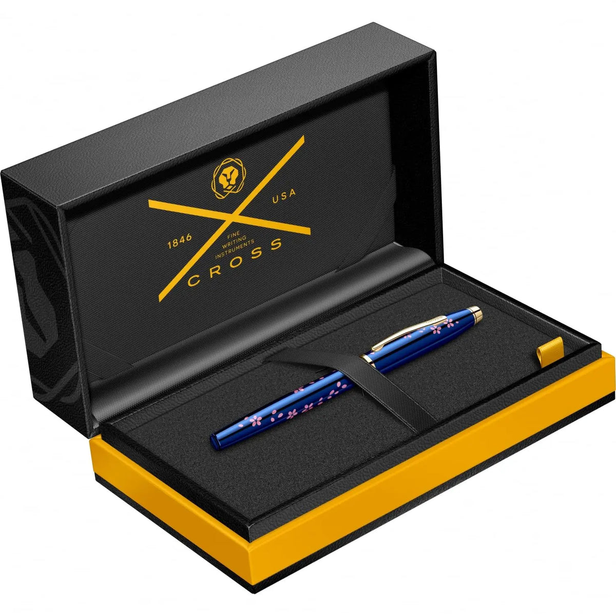 Century II Cherry Blossom Translucent Blue Lacquer Fine Nib Fountain Pen cross