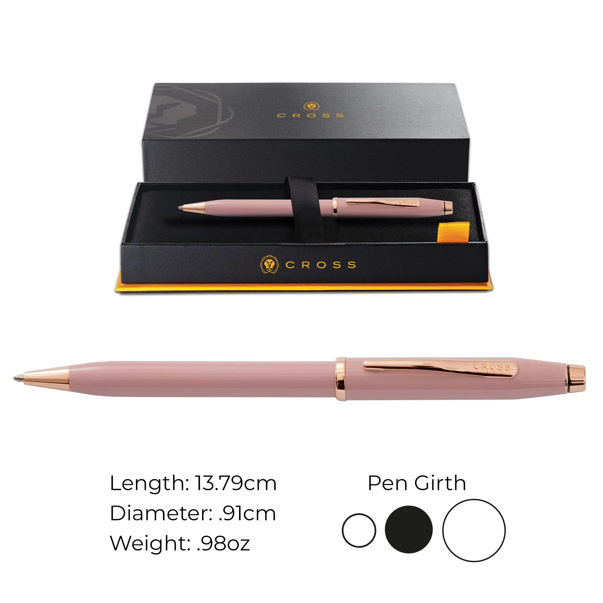 Century II High Glossy  Lacquer with Polished Appointments Ballpoint Pen Cross