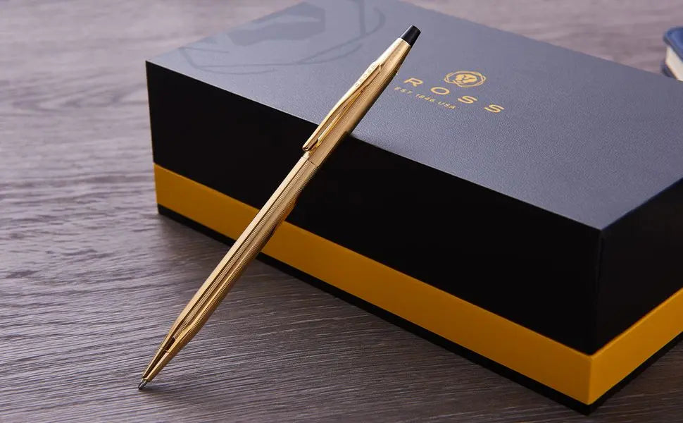 Classic Century 23kt Gold Plated Ballpoint Pen With 23kt Gold Plated Appointments Cross