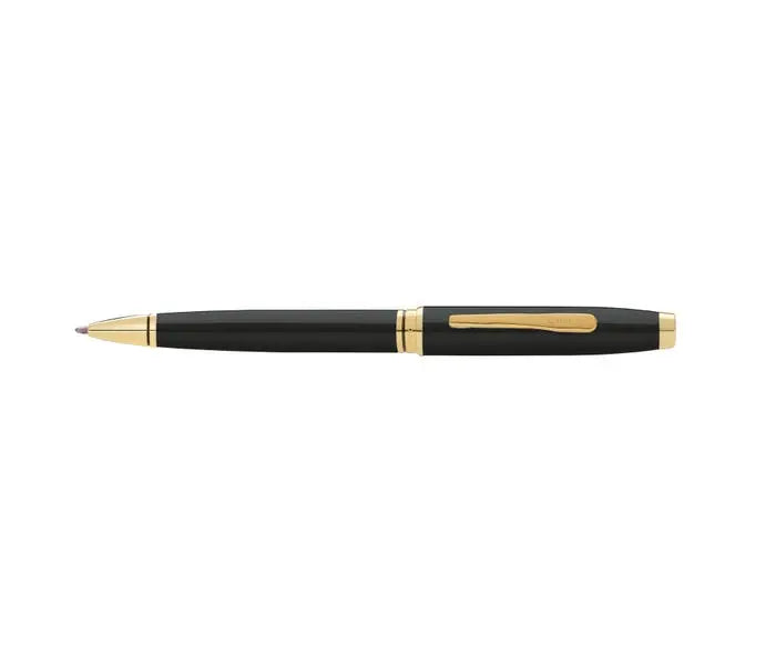 Coventry Black Lacquer with Gold-Tone Ballpoint Pen - crosspenmall.com