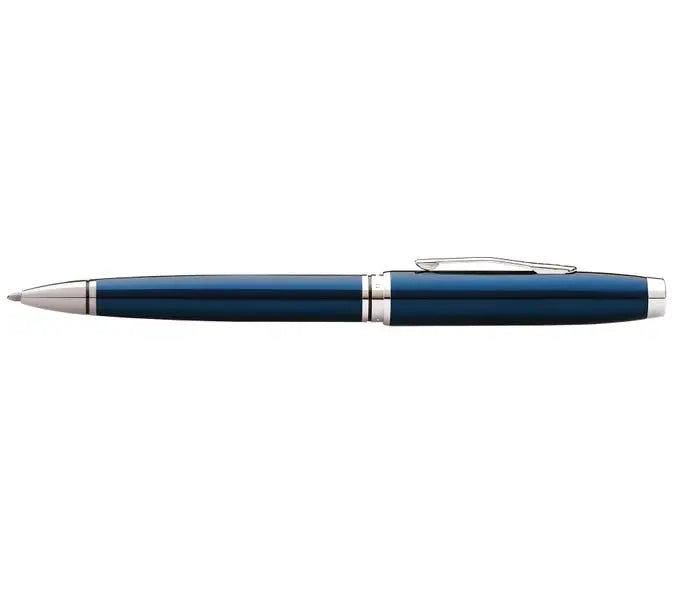 Coventry Blue Lacquer Ballpoint Pen - crosspenmall.com