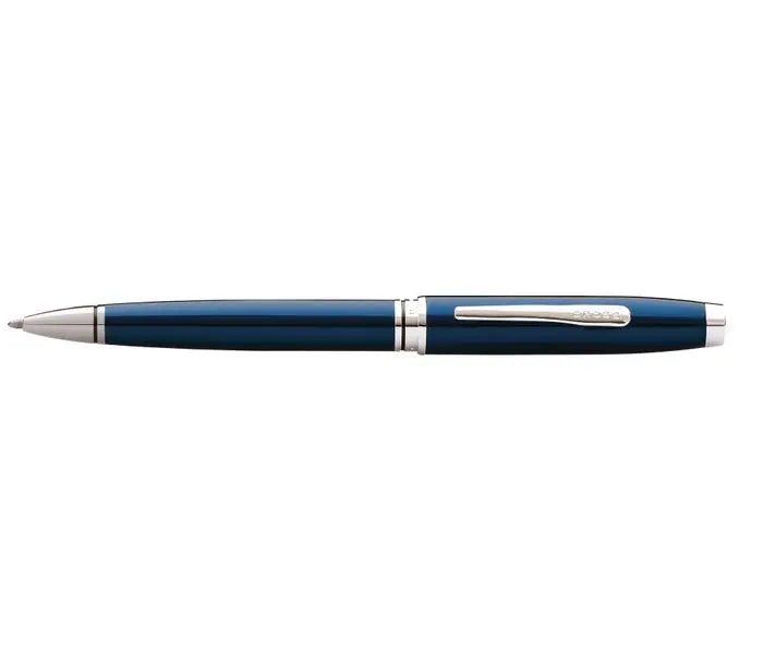 Coventry Blue Lacquer Ballpoint Pen - crosspenmall.com