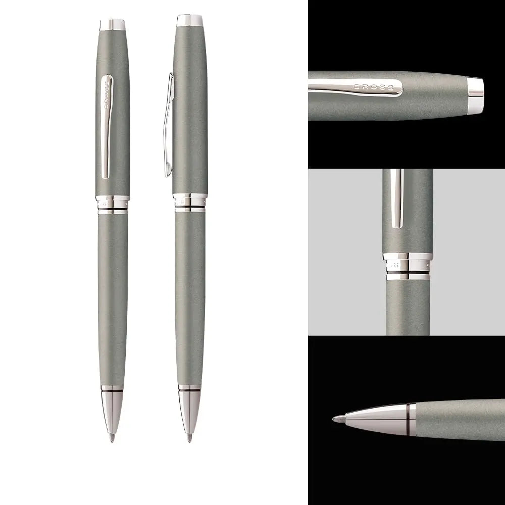 Coventry Gunmetal Gray Ballpoint Pen, Medium Point, Black Ink - crosspenmall.com