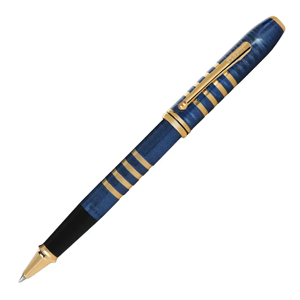 Cross 175th Anniversary Townsend Rollerball Pen - Blue lacquer Cross