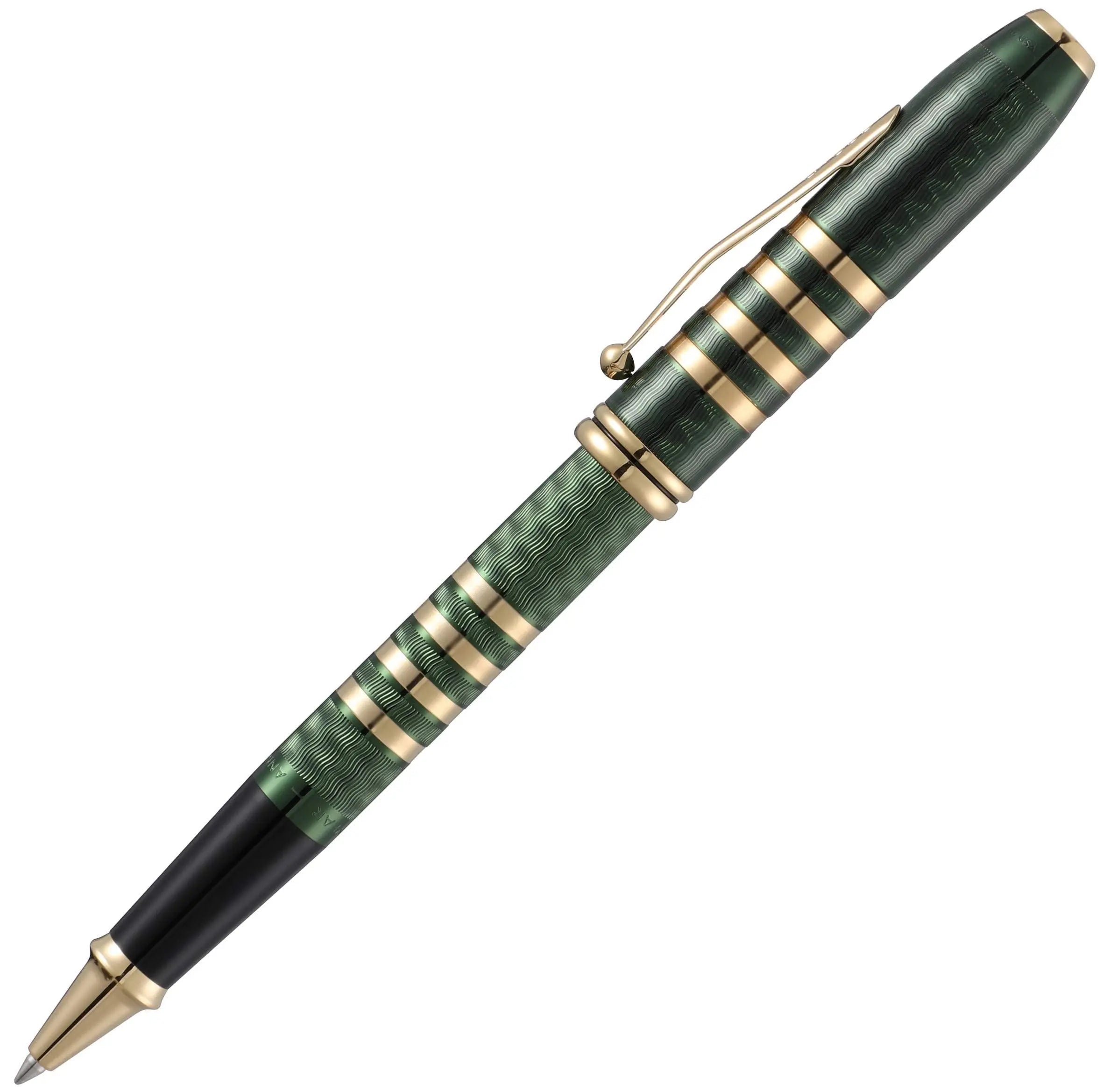 Cross 175th Anniversary Townsend Rollerball Pen - Green lacquer Cross