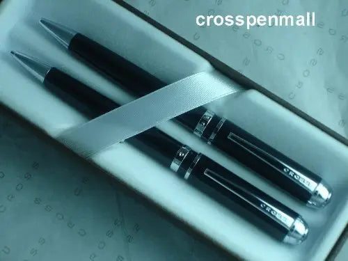 Cross 2010 Limited Edition Kinsgton Black Lacquer Pen Pencil Set Cross