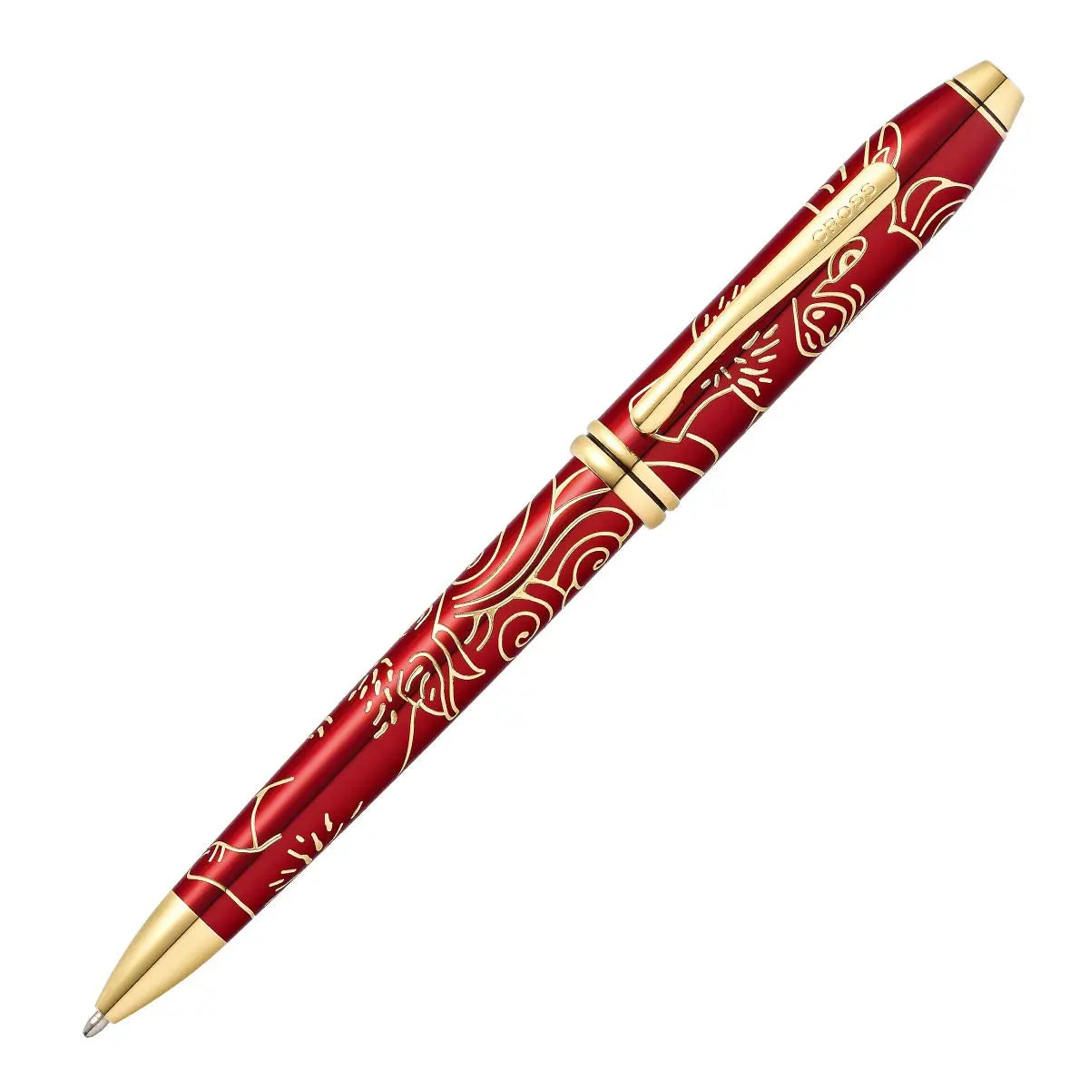 Cross 2019 Townsend Zodiac Year of the Pig Ballpoint Pen with 23KT Gold-Plated Appointments Cross