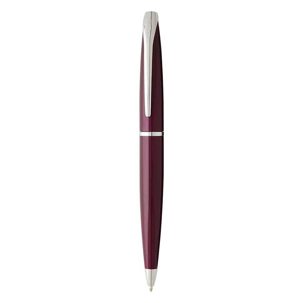 Cross ATX Limited Collection Ballpoint Pen, Pearlescent Purple, Polished Chrome Appointments in Premium Corporate gift box Cross