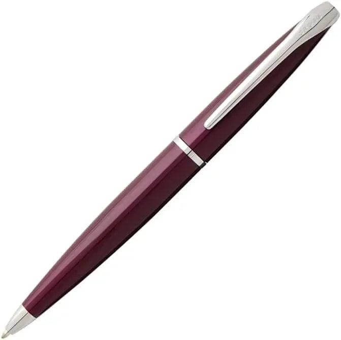 Cross ATX Limited Collection Ballpoint Pen, Pearlescent Purple, Polished Chrome Appointments in Premium Corporate gift box Cross
