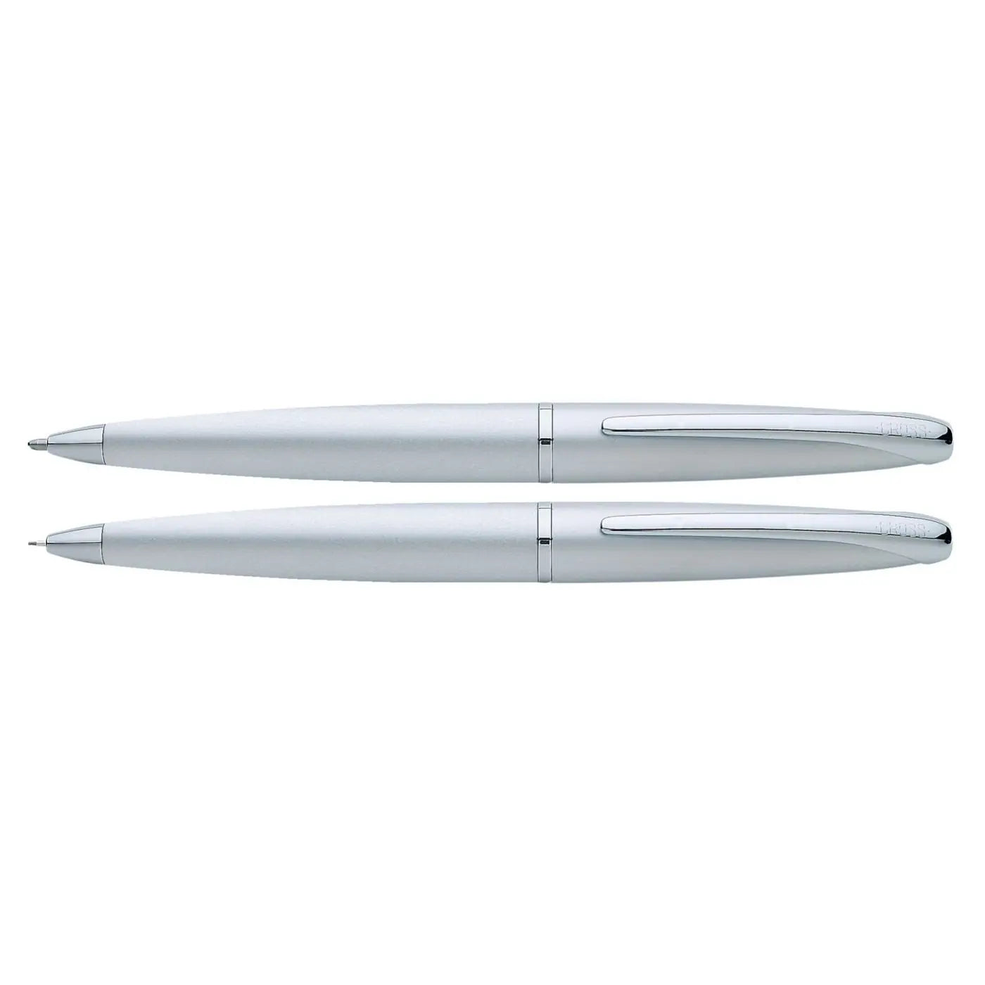 Cross ATX Refillable Ballpoint Pen, Medium Ballpen, Includes Premium Gift Box - Matte Chrome Cross