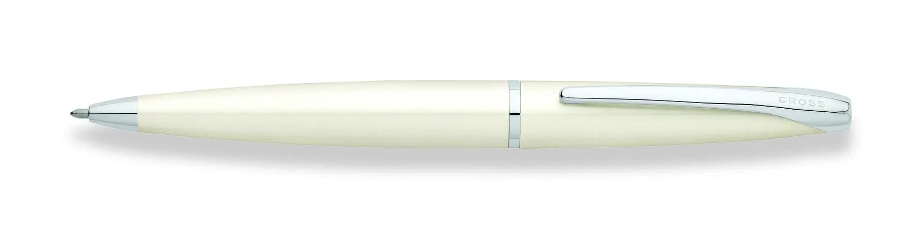 Cross ATX Refillable Ballpoint Pen, Medium Ballpen, Includes Premium Gift Box -Pearlescent White Cross