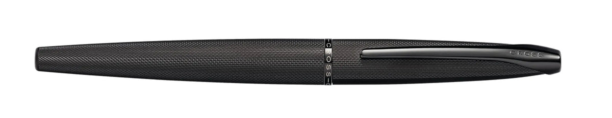 Cross ATX Stainless Steel Fine Nib Fountain Pen - Refillable Pen for Smooth Writing - Black Ink - Comfortable Grip - Long-Lasting - Professional Office Supplies cross
