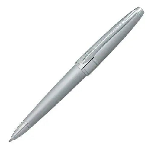 Cross Apogee Brushed Chrome Ballpoint Pen Cross