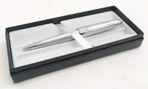 Cross Apogee Brushed Chrome Ballpoint Pen Cross