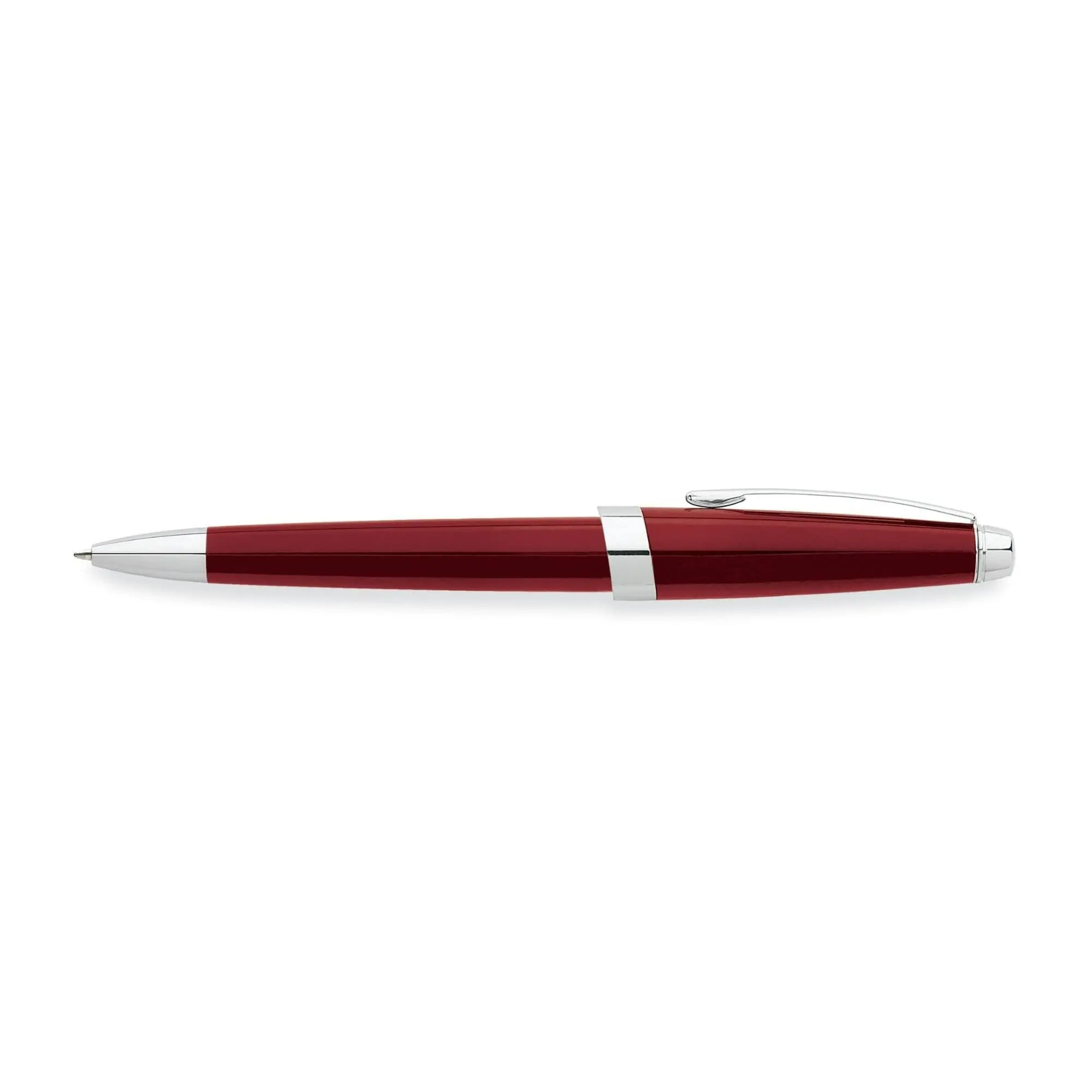 Cross Aventura Refillable Ballpoint Pen, Medium Ballpen, Includes Premium Gift Box - Fire Engine Red Cross