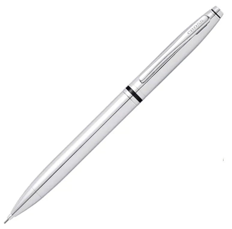 Cross Avitar Polished Chrome with Black Ring 0.7mm Pencil cross