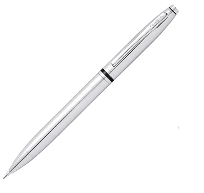 Cross Avitar Polished Chrome with Black Ring 0.7mm Pencil cross