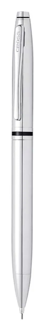 Cross Avitar Polished Chrome with Black Ring 0.7mm Pencil cross
