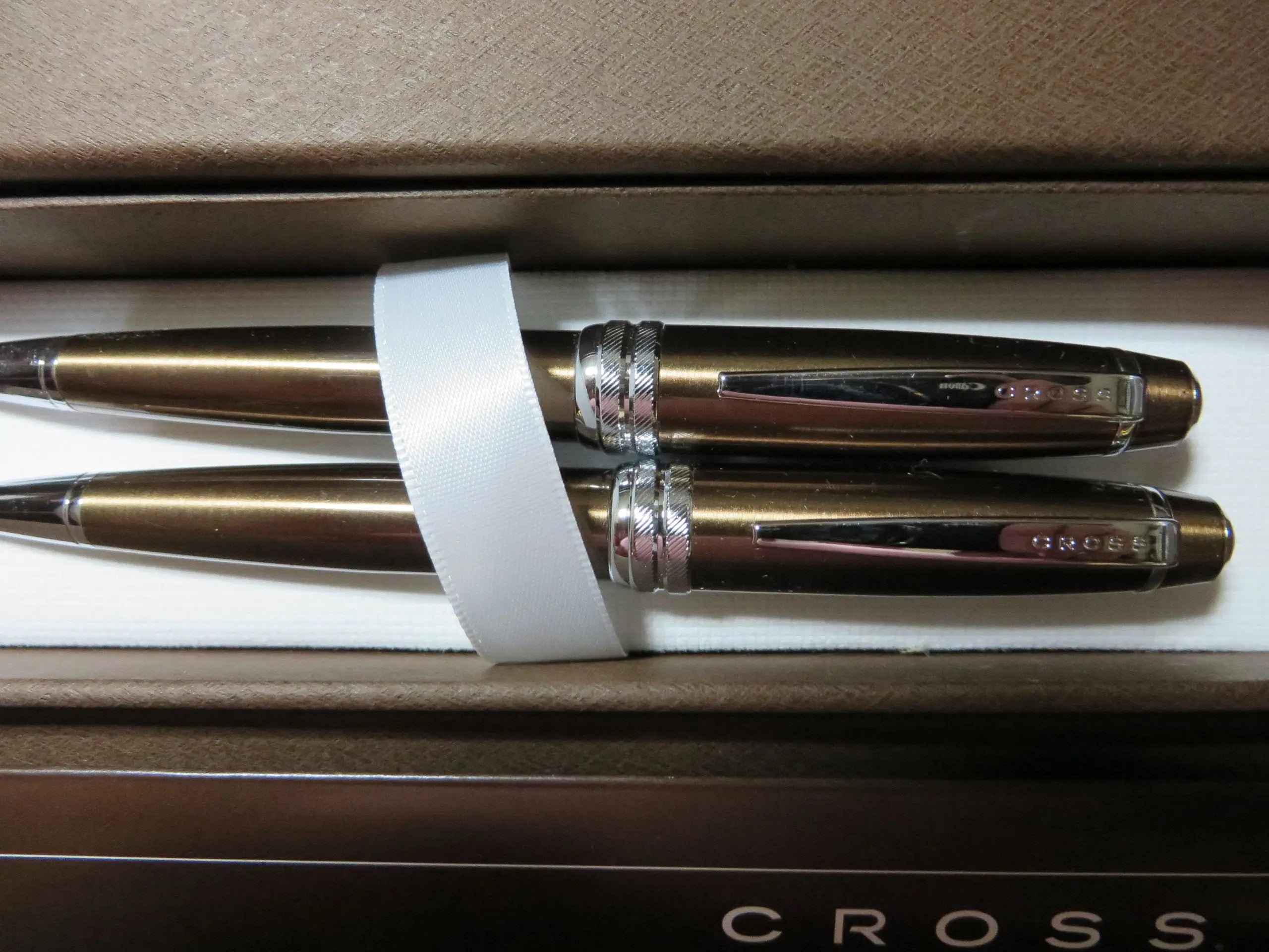 Cross Bailey Cocoa Brown Pen and Pencil Set -AT0451A-5 Cross