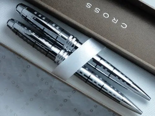Cross Bailey Cross Plaid Ball Point Pen and Pencil crosspenmall.com