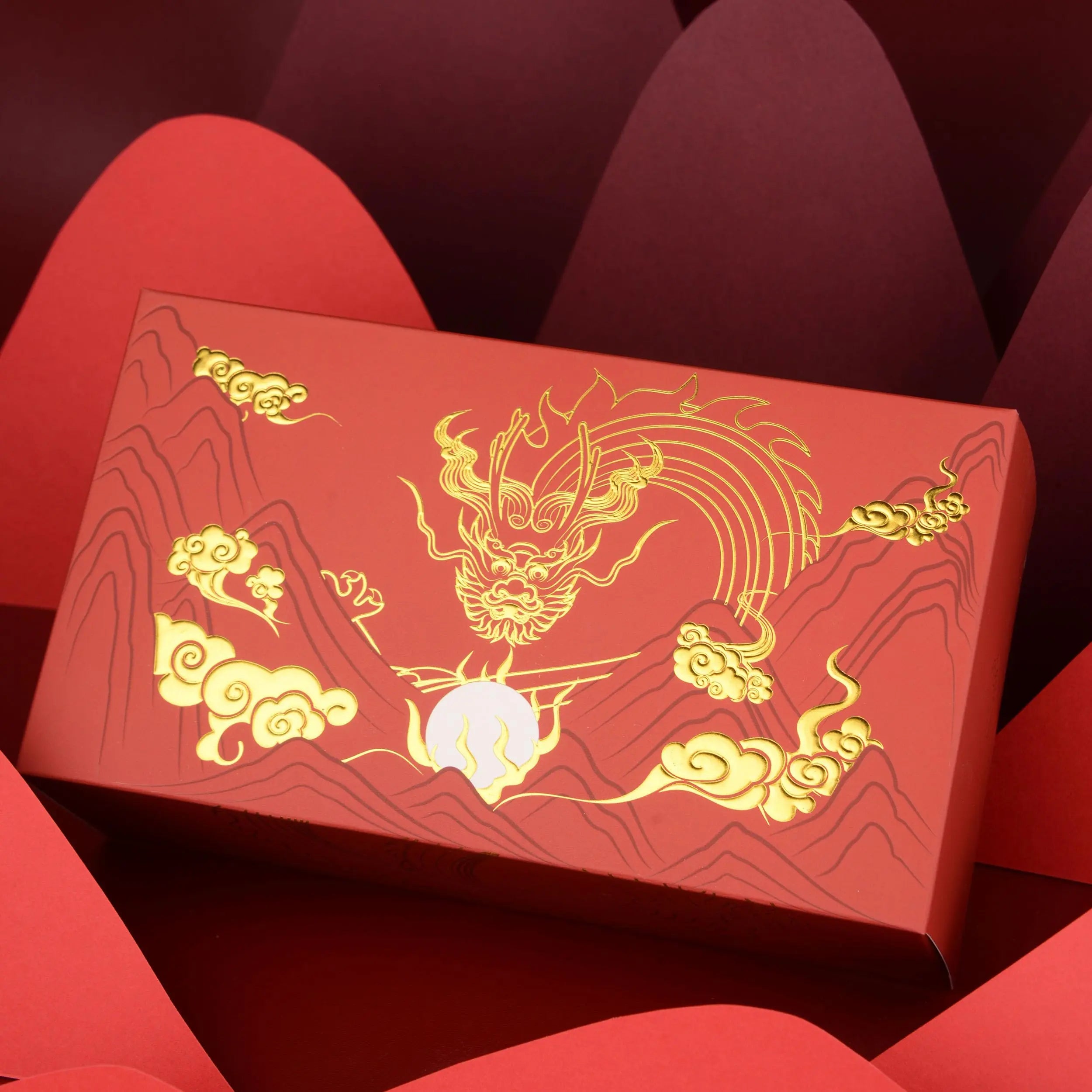 Cross Bailey Light 2024 Year of the Dragon Polished Amber Resin and Gold Tone Rollerball Pen with Pad Printing Cross