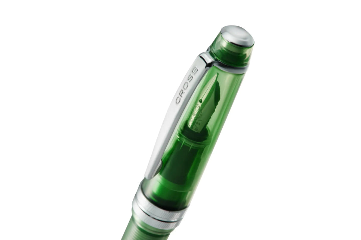 Cross Bailey Light Translucent Green Fountain Pen, Extra-Fine Nib cross