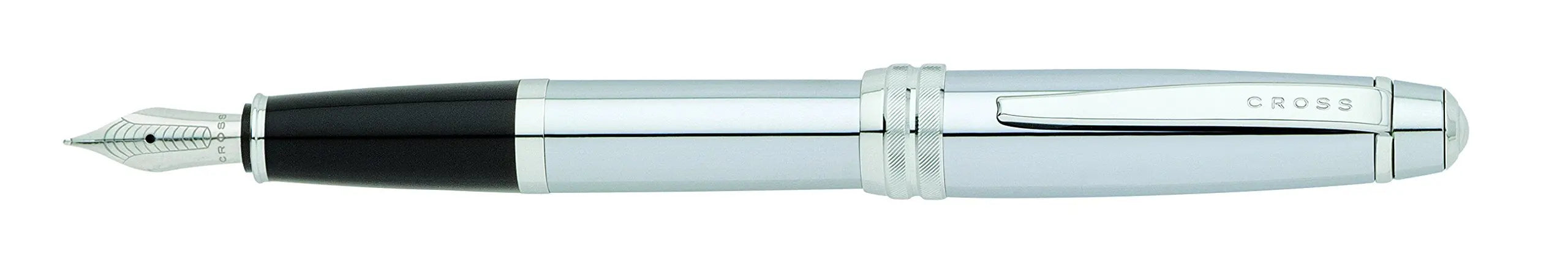 Cross Bailey, Polished Chrome, Fountain Pen with Medium Nib (AT0456-10MS) Cross