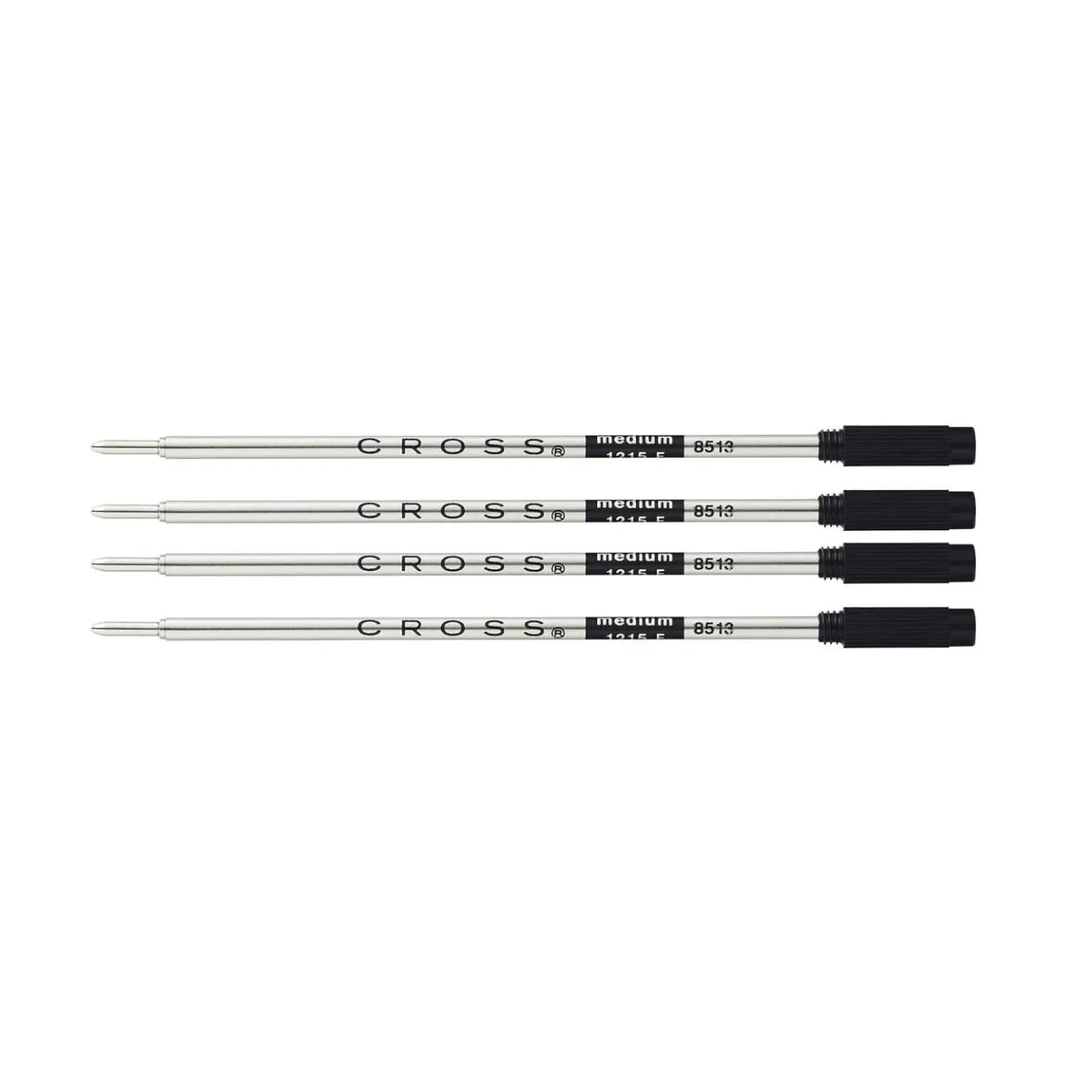 Cross Ball-Point Refill for Standard Cross Ball-Point Pens - Black Medium (4-Pack) Cross