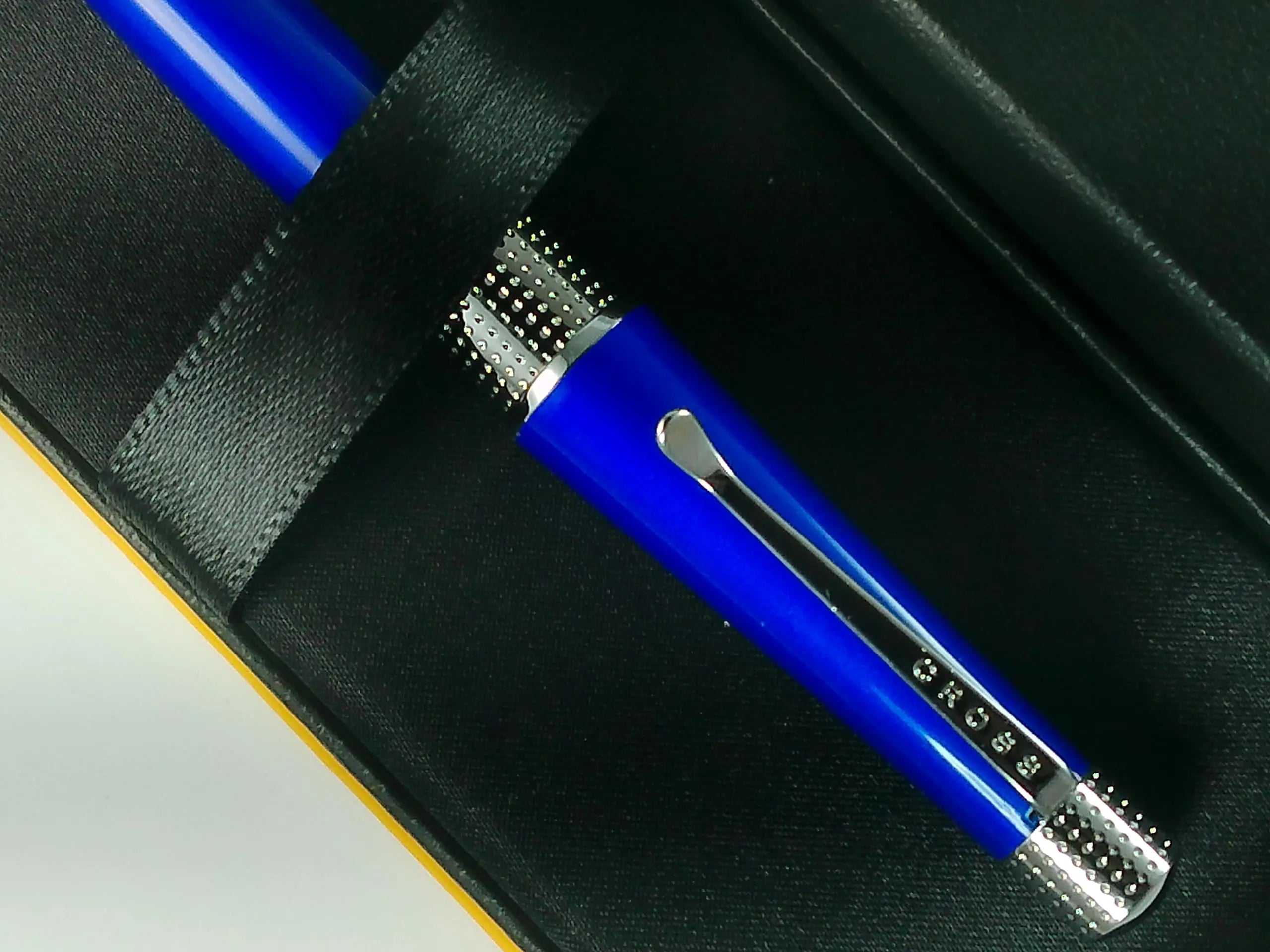 Cross Beverly Ballpoint Pen, Medium Point, Blue Barrel, Black Ink, Includes Premium Gift Box Cross