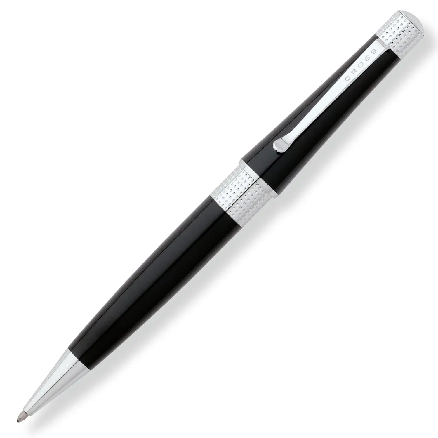 Cross Beverly Refillable Ballpoint Pen, Medium Ballpen, Includes Premium Gift Box - Black Lacquer Cross
