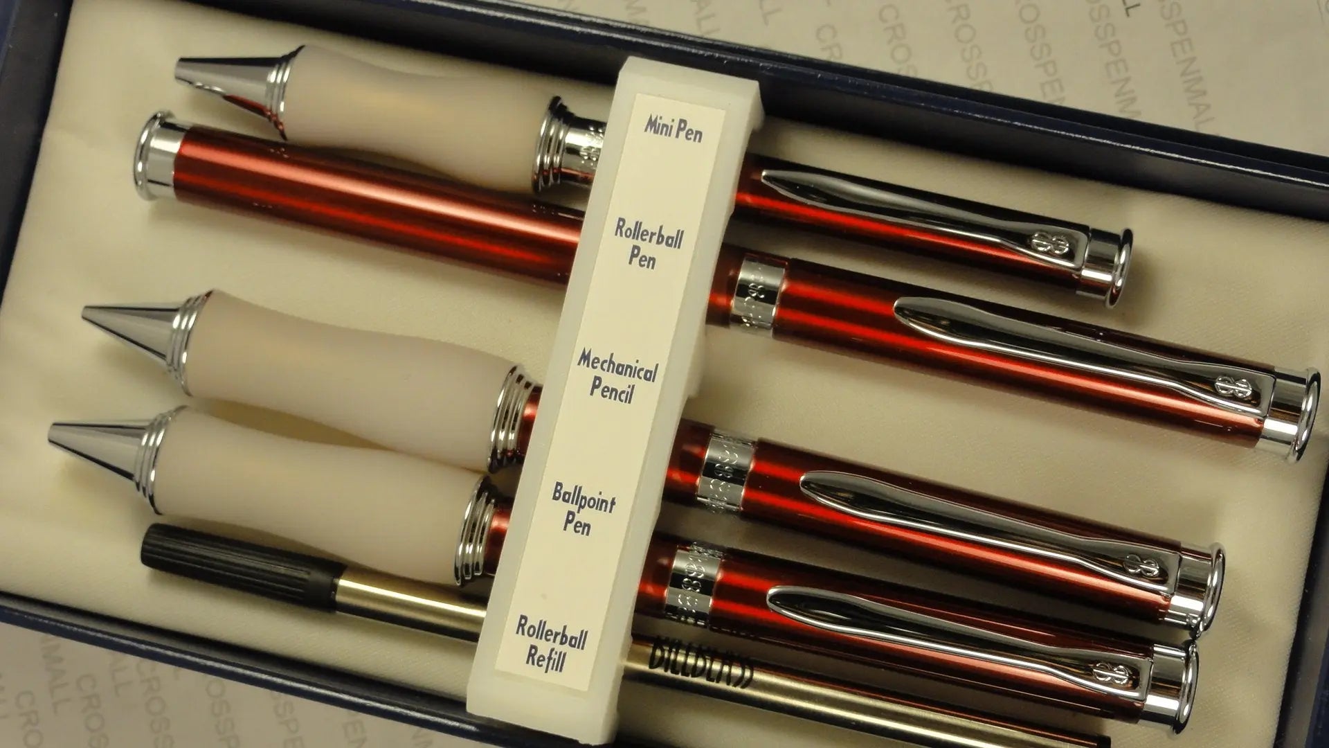 Cross Bill Blass Burgundy 4-piece Pen & Pencil Gift Set Bill Blass