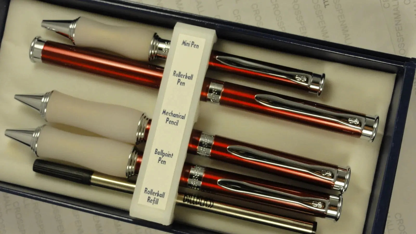 Cross Bill Blass Burgundy 4-piece Pen & Pencil Gift Set Bill Blass