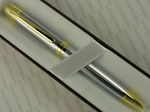 Cross Bill Blass Feathered Diamond Pattern Designer with 23KT Appointments 0.9mm Continuous Twist Lead Pencil - crosspenmall.com