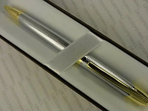 Cross Bill Blass Feathered Diamond Pattern Designer with 23KT Appointments 0.9mm Continuous Twist Lead Pencil - crosspenmall.com