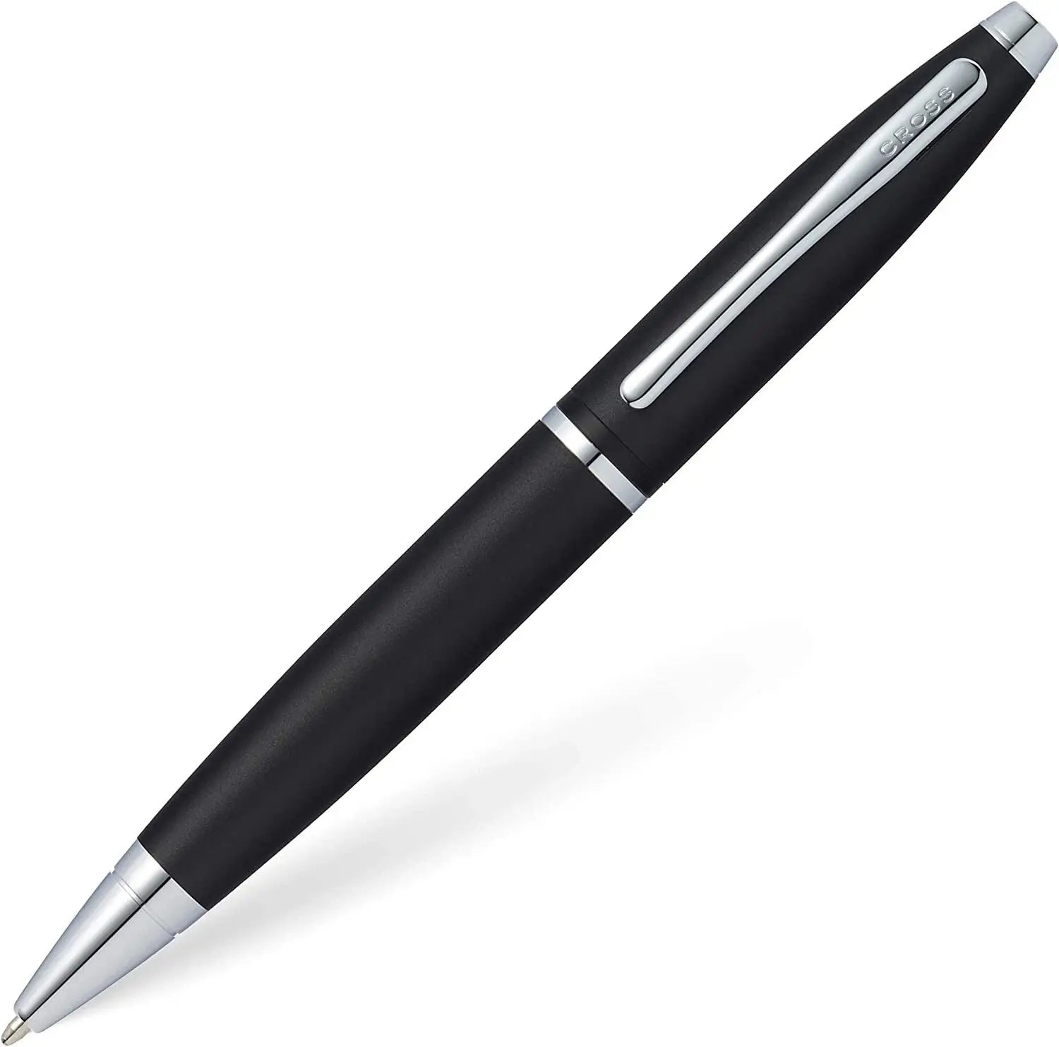 Cross Calais Pen & Leather Card Case Gift Set - Matte Black Calais Pen & Leather Card Case Gift Set Cross