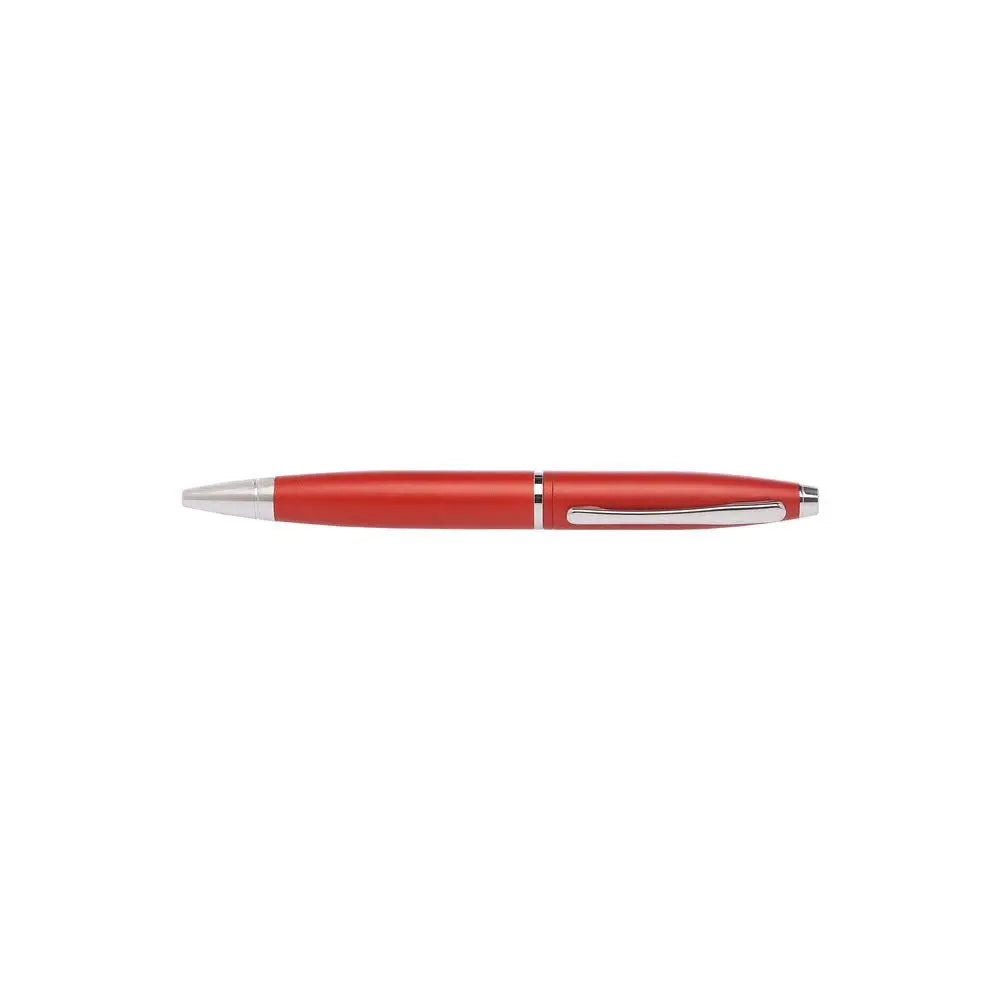 Cross Calais Refillable Ballpoint Pen, Medium Ballpen, Includes Premium Gift Box - Matte Metallic Crimson red Cross