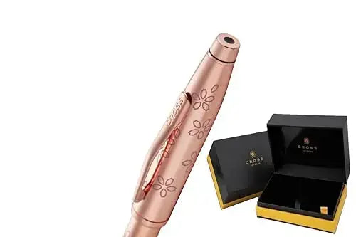 Cross Century II Cherry Blossom Rose Gold Ballpoint Pen with Polished Rose Gold Plated Trim Cross